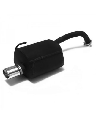 Scarico sportivo Fiat Panda 100HP (2003-2012) - ovale 95×65 (Cod. U-107-113-10)