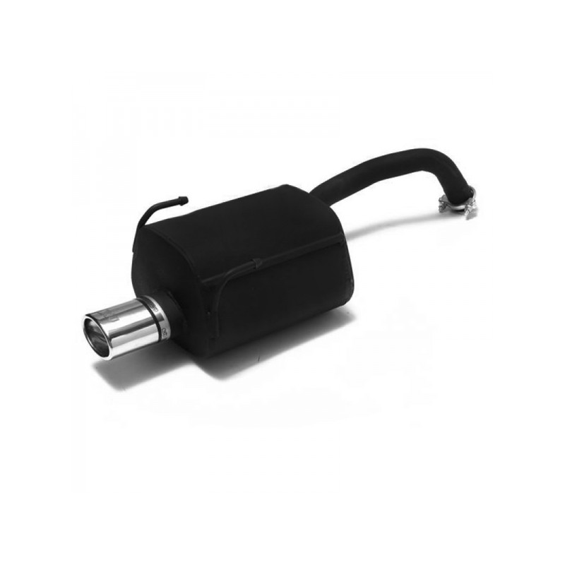 Scarico sportivo Fiat Panda 100HP (2003-2012) - ovale 95×65 (Cod. U-107-113-10)