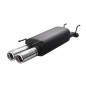 Scarico sportivo Opel Omega B V6 Berlina (1994-2000) - ovale 145×75 (Cod. U-120-234/07-2_)
