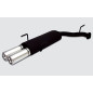Scarico sportivo Opel Vectra B facelift HATCHACK & Berlina (1999-2002) - rotondo Ø80 (Cod. U-120-21