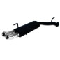 Scarico sportivo Opel Vectra B facelift HATCHACK & Berlina (1999-2002) - rotondo Ø80 (Cod. U-120-21