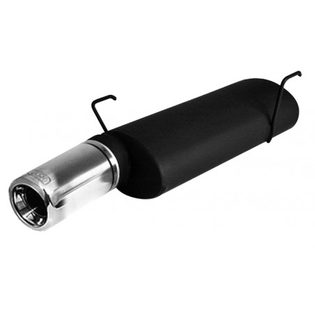 Scarico sportivo Peugeot 206 (2003-2008) - rotondo Ø80 (Cod. U-121-107/07-2)