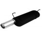 Scarico sportivo Peugeot 206 (2003-2008) - ovale 95×65 (Cod. U-121-107-10)