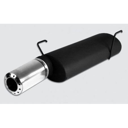 Scarico sportivo Peugeot 206 (2003-2008) - rotondo Ø100 (Cod. U-QVAc121-102)