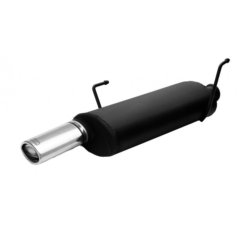 Scarico sportivo Peugeot 206 2,0i (1998-2008) - ovale 95×65 (Cod. U-121-109-10)