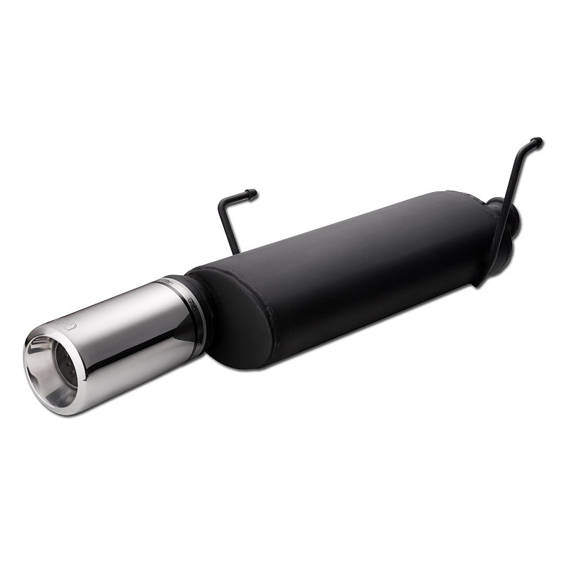 Scarico sportivo Peugeot 206 2,0i (1998-2008) - rotondo Ø100 (Cod. U-121-109)