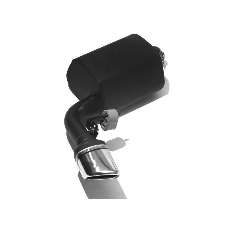 Scarico sportivo Volvo S60 (2001-2009) - rettangolare 105×80 (Cod. U-130-102-33)