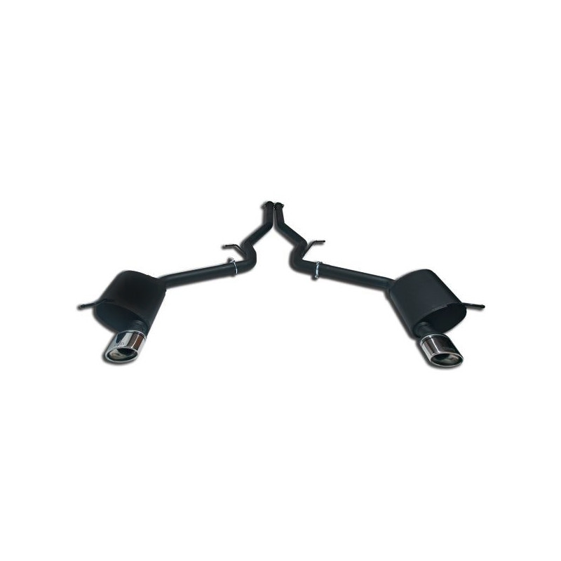 Scarico sportivo Mercedes E-CLASSE W211 (2001-2008) - ovale 120×80 (Cod. U-117-302-28)