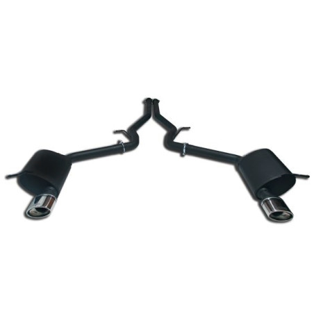 Scarico sportivo Mercedes E-CLASSE W211 (2001-2008) - ovale 120×80 (Cod. U-117-302-28)