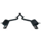 Scarico sportivo Mercedes E-CLASSE W211 (2001-2008) - ovale 120×80 (Cod. U-117-302-28)