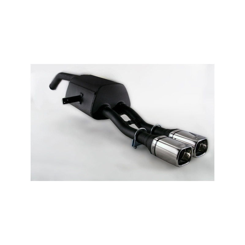 Scarico sportivo Renault Megane III Station wagon (2008-2012) - rettangolare 80×65 (Cod. U-122-214/