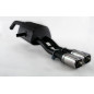 Scarico sportivo Renault Megane III Station wagon (2008-2012) - rettangolare 80×65 (Cod. U-122-214/