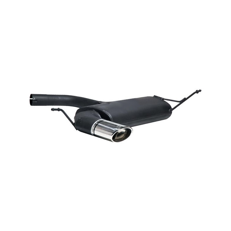 Scarico sportivo Volkswagen Touran (2003-2010) - ovale 120×80 (Cod. U-129-117-27)