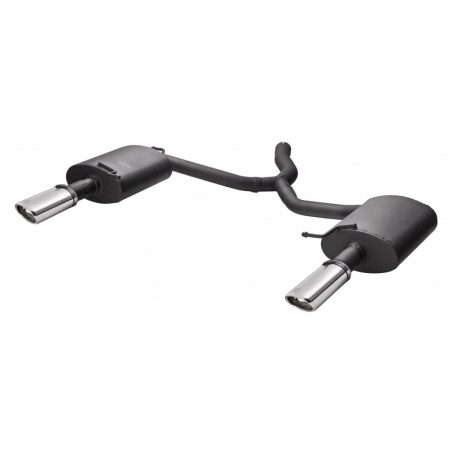 Scarico sportivo Audi A4 typ B7 /8E,8F (2005-2008) - ovale 120×80 (Cod. U-101-309-27)