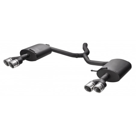 Scarico sportivo Audi A4 typ B7 /8E,8F (2005-2008) - rotondo Ø70 (Cod. U-101-409/70rs)