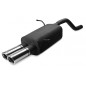 Scarico sportivo Ford Fiesta VII (2008-2014) - rotondo Ø70 (Cod. U-108-219/70rs)