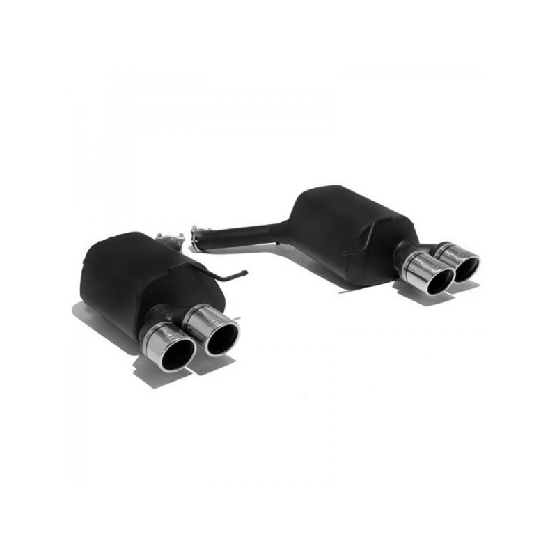 Scarico sportivo Bmw E63 (2004-2010) - rotondo Ø90 (Cod. U-102-427/90rs)
