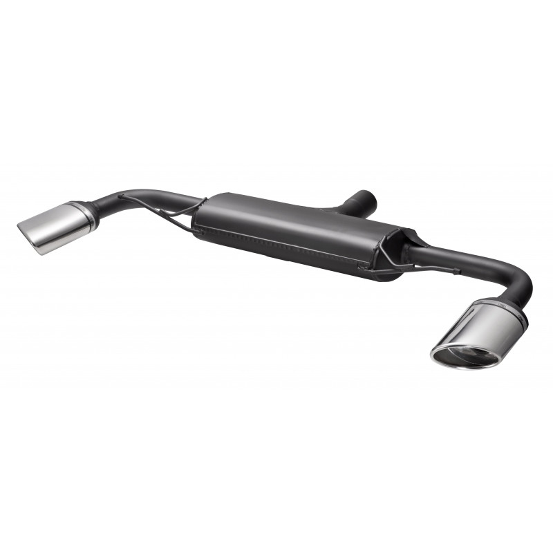 Scarico sportivo Audi TT typ 8J (2007-2013) - ovale 120×80 (Cod. U-101-310_27_)