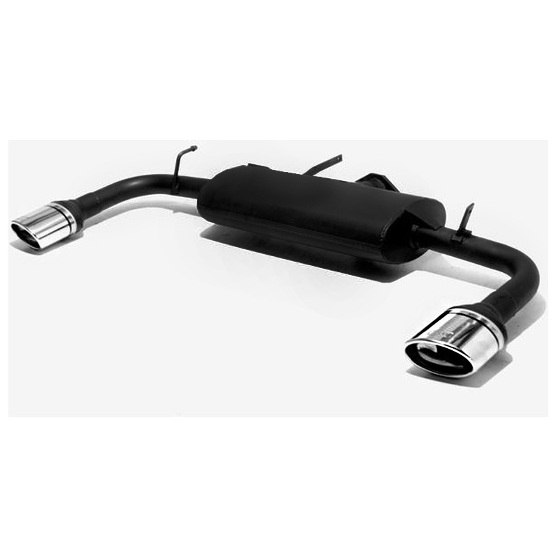Scarico sportivo Mitsubishi Lancer VIII (2007-2012) - ovale 120×80 (Cod. U-118-302-27)