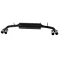 Scarico sportivo Mitsubishi Lancer VIII (2007-2012) - rotondo Ø70 (Cod. U-118-402/70rs)