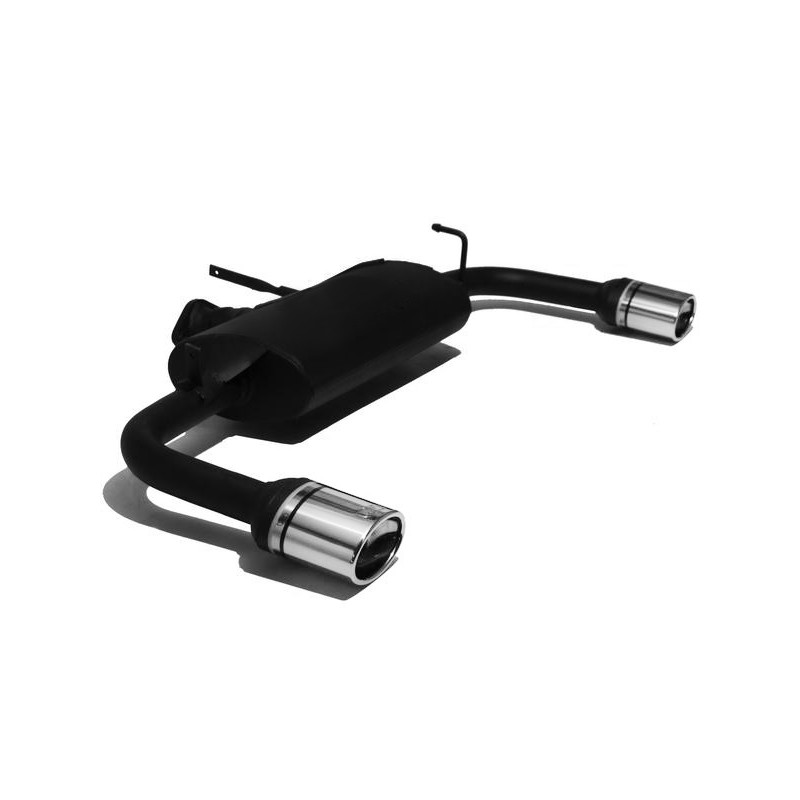 Scarico sportivo Mitsubishi Lancer VIII (2007-2012) - ovale 120×80 (Cod. U-118-302/26)
