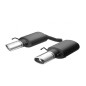 Scarico sportivo Opel Insignia 4x4 Berlina & HATCHBACK (2008-2012) - ovale 120×80 (Cod. U-120-346-5