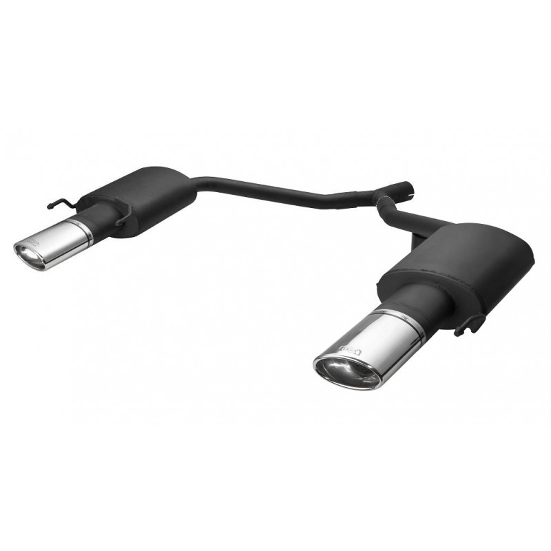 Scarico sportivo Opel Insignia 4x4 Station wagon (2008-2012) - ovale 120×80 (Cod. U-XstT120-343)