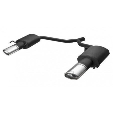 Scarico sportivo Opel Insignia 4x4 Berlina & HATCHBACK (2008-2012) - ovale 120×80 (Cod. U-120-343)