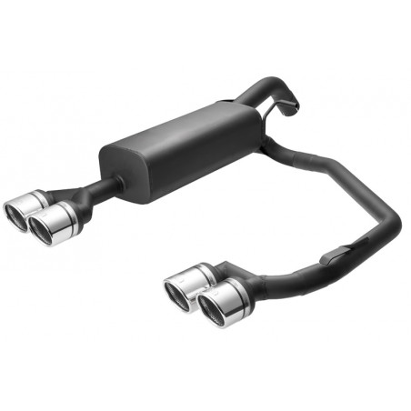 Scarico sportivo Peugeot RCZ (2010-2015) - rotondo Ø90 (Cod. U-121-417/90rs)
