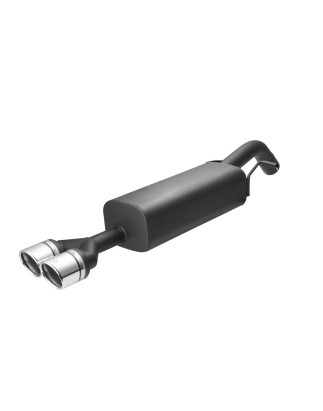 Scarico sportivo Peugeot RCZ (2010-2015) - rotondo Ø90 (Cod. U-121-217/90rs_)