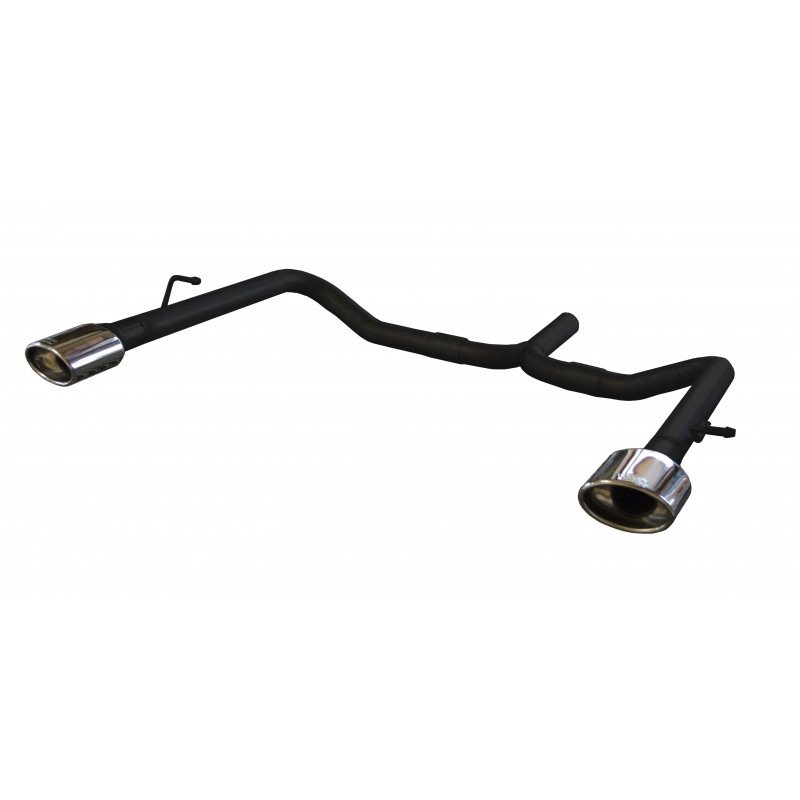 Scarico sportivo Toyota AVENSIS III (2012-nadal) - ovale 120×80 (Cod. U-128-317-27_tilt)