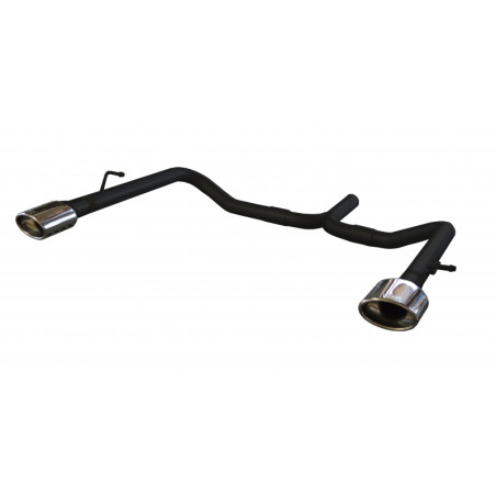 Scarico sportivo Toyota AVENSIS III (2012-nadal) - ovale 120×80 (Cod. U-128-317-27_tilt)