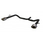 Scarico sportivo Toyota AVENSIS III (2012-nadal) - ovale 120×80 (Cod. U-128-317-27_tilt)