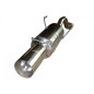 Scarico sportivo Honda Civic VI Berlina (1996-2001) - rotondo Ø100 (Cod. U-ERODdsc05875)