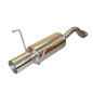 Scarico sportivo Honda Civic VII HATCHBACK (2002-2006) - rotondo Ø100 (Cod. U-110-107_flip)