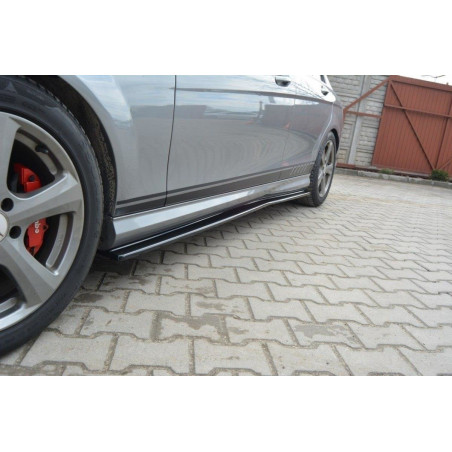 Diffusori minigonne Mercedes-Benz C berlina / FAMILIARE AMG-Line W204 / S204 (Cod. M-ME-C-204-AMGLIN