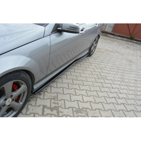 Diffusori minigonne Mercedes-Benz C berlina / FAMILIARE AMG-Line W204 / S204 (Cod. M-ME-C-204-AMGLIN