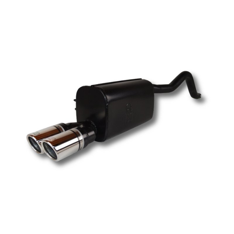 Scarico sportivo Renault CLIO IV (2012-2021) - rotondo Ø70 (Cod. U-122-21770RS)
