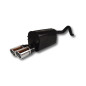 Scarico sportivo Renault CLIO IV (2012-2021) - rotondo Ø70 (Cod. U-122-21770RS)