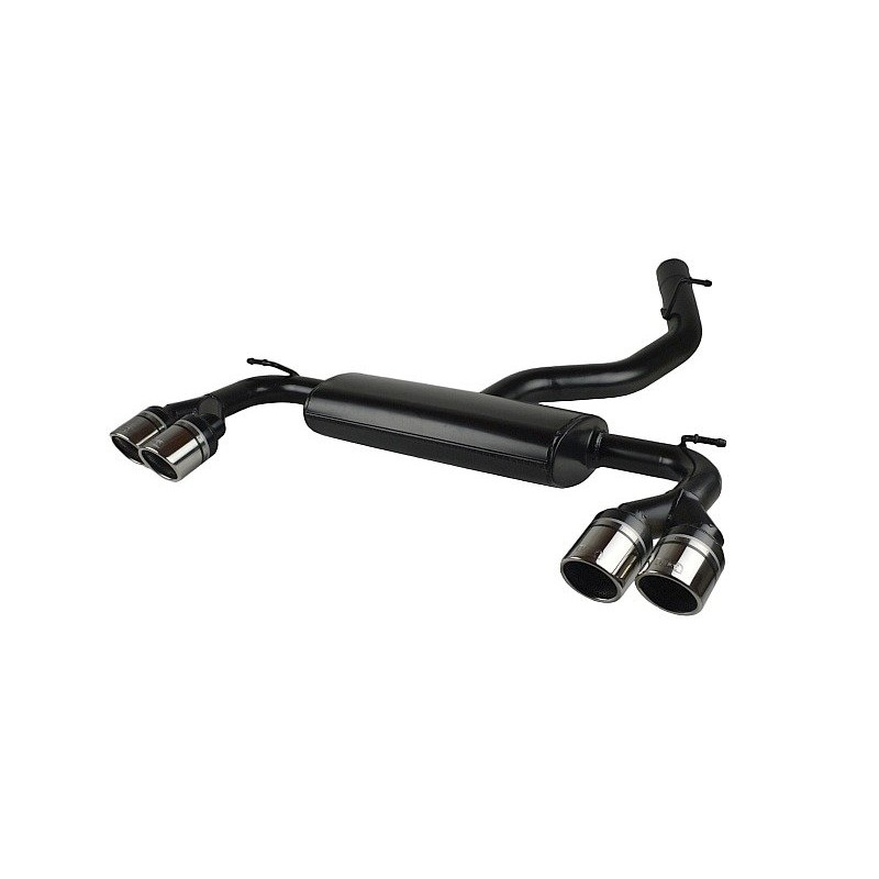 Scarico sportivo Volkswagen GOLF VII R (2012-2016) - rotondo Ø90 (Cod. U-129-424)