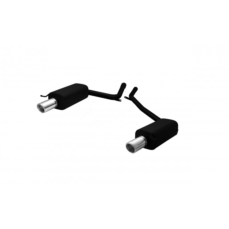 Scarico sportivo Audi A6 C6 (2004-2008) - rotondo Ø90 (Cod. U-101-317/90rs)
