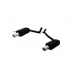 Scarico sportivo Audi A6 C6 (2004-2008) - rotondo Ø90 (Cod. U-101-317/90rs)