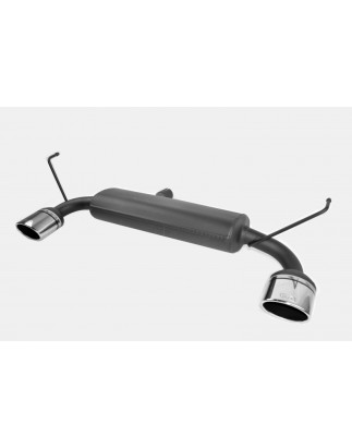 Scarico sportivo Nissan QASHQAI I (2007-2013) - ovale 120×80 (Cod. U-119-311-28_gray)