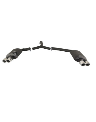 Scarico sportivo Audi A5  (2008-2015) - rotondo Ø70 (Cod. U-101-427/70rs)