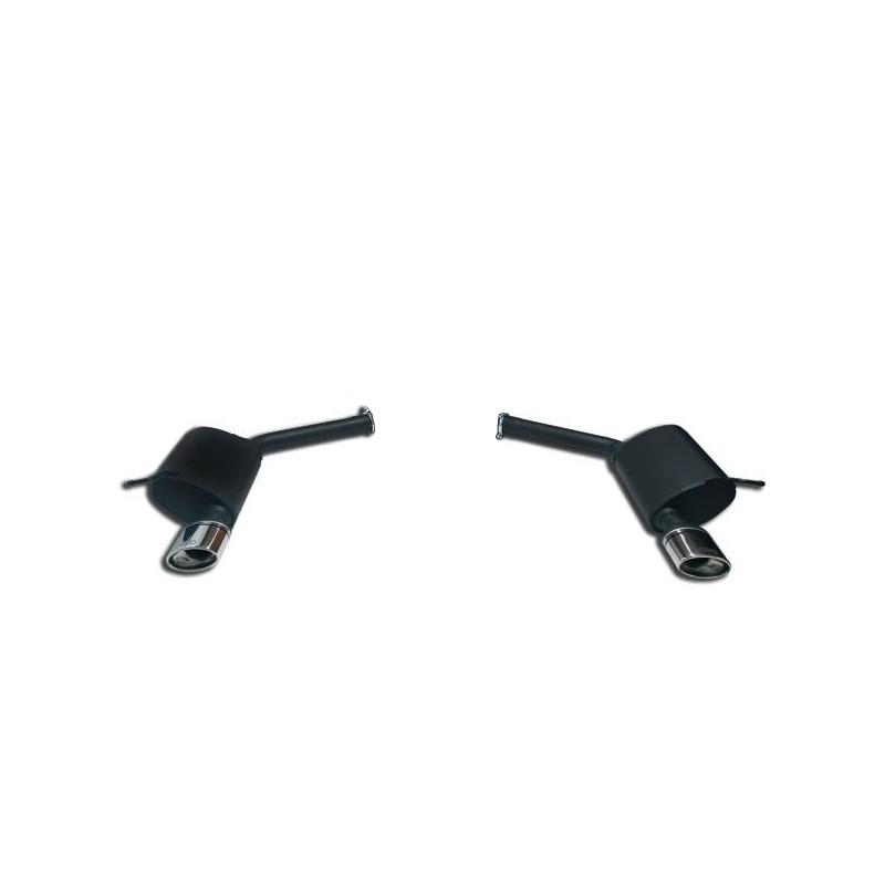 Scarico sportivo Mercedes E-CLASSE W211 (2001-2008) - ovale 120×80 (Cod. U-117-312)
