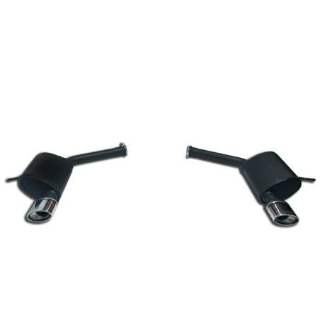 Scarico sportivo Mercedes E-CLASSE W211 (2001-2008) - ovale 120×80 (Cod. U-117-312)