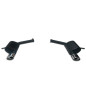 Scarico sportivo Mercedes E-CLASSE W211 (2001-2008) - ovale 120×80 (Cod. U-117-312)