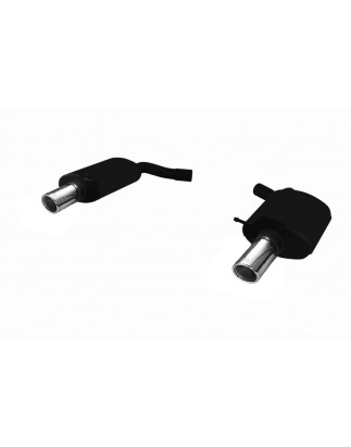 Scarico sportivo Audi A4 typ B8 (2007-2011) - rotondo Ø90 (Cod. U-101-322/90rs)