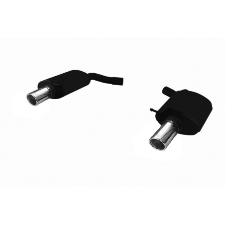 Scarico sportivo Audi A4 typ B8 (2007-2011) - rotondo Ø90 (Cod. U-101-322/90rs)
