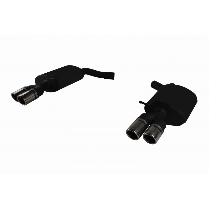 Scarico sportivo Audi A4 typ B7 QUATTRO (2004-2007) - rotondo Ø70 (Cod. U-101-423/70rs)